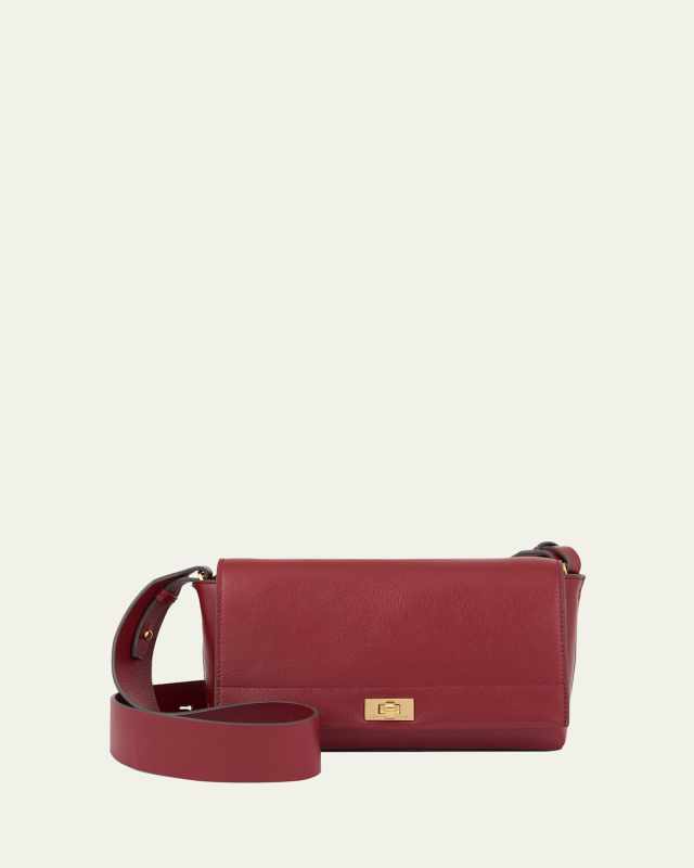 Mortimer Zip Leather Crossbody Bag
